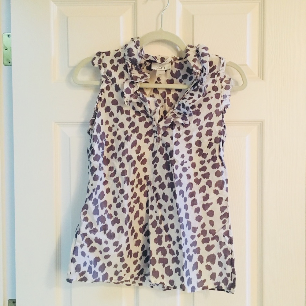 LOFT | Animal Print Tank Top